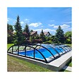 ALTANKA - Abri de piscine Horizon - 6.1x2.38 m - polycarbonate massif 3 mm - pour piscine BAS7306 - ECO336 - vignette