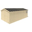 ALTANKA - Garage en bois - 18.19m2 - 3.05x5.91m - Ep. 18mm - couleur: naturel - GAR29 - vignette