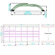 ALTANKA - Abri de piscine Horizon - 6.1x2.38 m - polycarbonate alvéolaire 8 mm - pour piscine BAS7306 - ECO306 - vignette