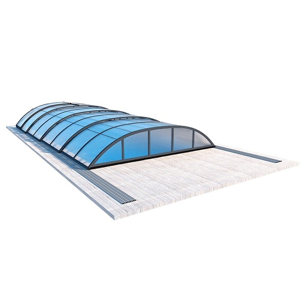 ALTANKA - Abri de piscine Horizon - 7.03x3.36 m - polycarbonate alvéolaire 8 mm - pour piscine BAS7307 - ECO307 - large