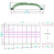 ALTANKA - Abri de piscine Horizon - 7.03x3.36 m - polycarbonate alvéolaire 8 mm - pour piscine BAS7307 - ECO307 - vignette