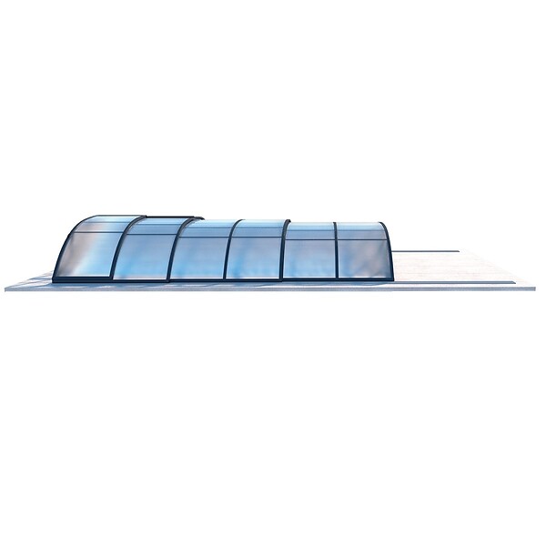 ALTANKA - Abri de piscine Horizon - 4.33x2.52 m - polycarbonate alvéolaire 8 mm - pour piscine BAS7302. BAS7303 - ECO302 - large