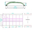 ALTANKA - Abri de piscine Horizon - 5.95x3.08 m - polycarbonate alvéolaire 8 mm - pour piscine BAS7305 - ECO305 - vignette