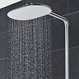 GROHE - Colonne de douche thermostatique Rainshower System SmartControl Mono 360 Blanc/chromé + Tablette douche d'angle Start Cube - vignette