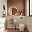 VITRA - Vasque à poser VitrA Plural VitrA Clean terre rouge mat - vignette