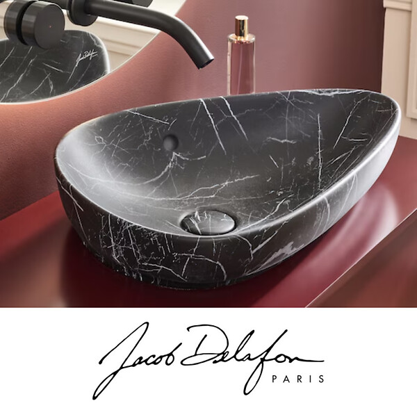 JACOB DELAFON - Bonde de vidage click marbre orage - large