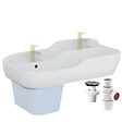 VITRA - Lavabo pour enfant VitrA Sento Kids 85 cm + siphon et bonde Wirquin - vignette