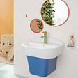VITRA - Lavabo pour enfant VitrA Sento Kids 45 cm + siphon et bonde Wirquin - vignette