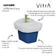 VITRA - Lavabo pour enfant VitrA Sento Kids 45 cm + siphon et bonde Wirquin - vignette