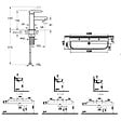 VITRA - Lavabo pour enfant VitrA Sento Kids 125 cm + cache siphon + Mitigeur lavabo VitrA Sento Kids - vignette