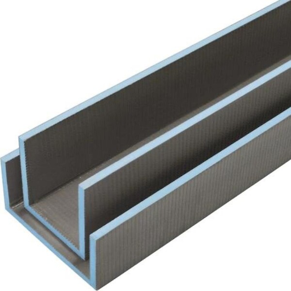 WEDI - Coffre d'habillage Mensolo U 260 x 20 x 20 cm - large