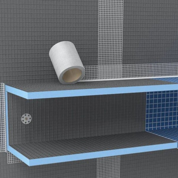 WEDI - Coffre d'habillage Mensolo U 260 x 20 x 20 cm - large