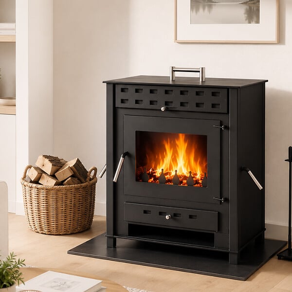 INTERSTOVES - POÊLE À BOIS HUGO 9 | BÛCHES 50CM - - large