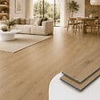 MCCOVER - Sol SPC Vinyle haute résistance clipsable tout en un chêne clair 1,95 m² - vignette