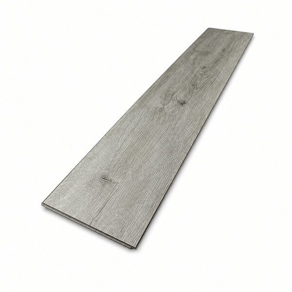 MCCOVER - Sol SPC Vinyle haute résistance clipsable tout en un chêne gris 1,95 m² - large