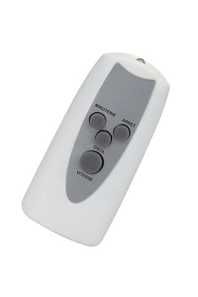 Ventilateur sur pied - Blanc - 40cm - 50W - large