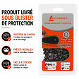 GT GARDEN - Guide 12 pouces (30 cm) avec lot de 3 chaînes 44 maillons pour multifonction 4 en 1 et outil sur per - vignette
