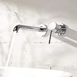GROHE - Mitigeur mural lavabo Essence Taille L chromé avec corps encastré - vignette