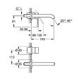 GROHE - Essence Mitigeur de lavabo monocommande, 2 trous, Taille M, Cool Sunrise Brossé (19408GN1) - vignette