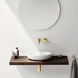 GROHE - Mitigeur mural lavabo Essence Taille M cool sunrise brossé avec corps encastré - vignette