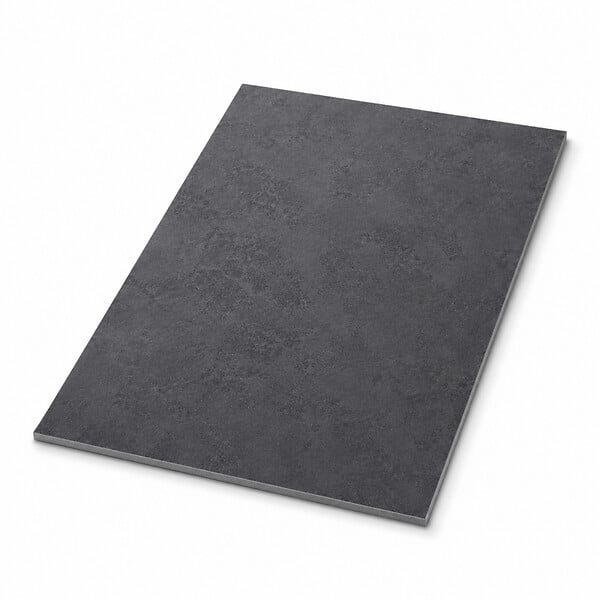 MCCOVER - Dalle SPC sols et murs en paquet de 10 dalles de 305X610X4MM (1,86 m²) Pierre noire - large
