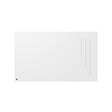 BESTHERM - Radiateur électrique fixe à inertie sèche céramique - BESTHERM - SPARK 1500W - horizontal blanc - NF - vignette
