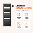 BESTHERM - Sèche-serviette électrique sans fluide - BESTHERM - ANIS 500W - noir - vignette