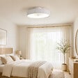 THOMSON - Ventilateur de plafond avec lumière THOMSON LILA avec 7 pales, diamètre de 50 cm et télécommande incluse - vignette