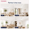 THOMSON - Ventilateur de plafond avec lumière THOMSON SARA avec 3 pales, diamètre de 132 cm et télécommande incluse - vignette