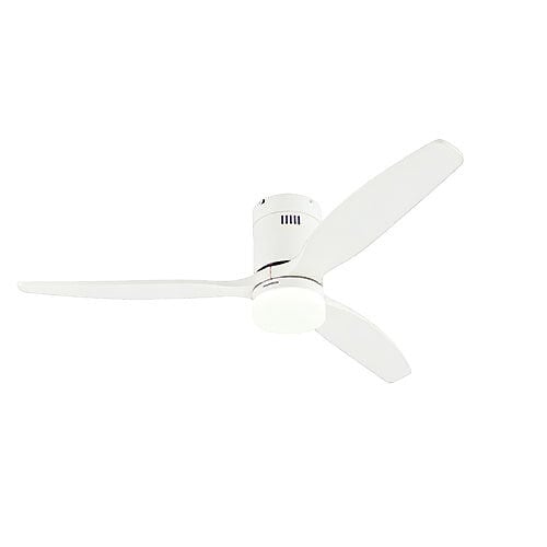 THOMSON - Ventilateur de plafond avec lumière THOMSON SARA avec 3 pales, diamètre de 132 cm et télécommande incluse - large