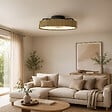 THOMSON - Ventilateur de plafond avec lumière THOMSON ALMA avec 7 pales, diamètre de 50 cm et télécommande incluse - vignette