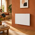 HOM'Y - Radiateur électrique fixe connecté WiFi à inertie sèche céramique - HOM'Y - ORPHEE CONNECT 1000W - horizontal blanc - NF - vignette