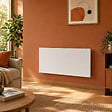 HOM'Y - Radiateur électrique fixe connecté WiFi à inertie sèche céramique - HOM'Y - ORPHEE CONNECT 2000W - horizontal blanc - NF - vignette