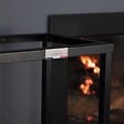 LE MARQUIER - Range-bûches intérieur acier - Actuel - Noir - 119 cm - vignette