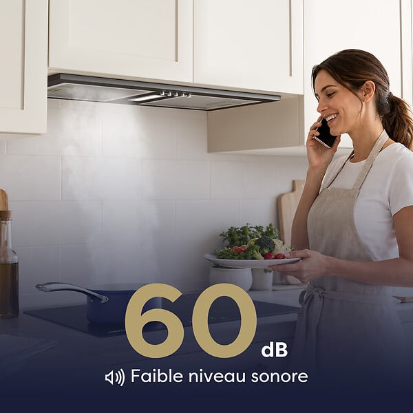 CIARRA - CIARRA Groupe Filtrant 52cm Hotte Encastrable 300m3/h 3 Vitesses Evacuation ou Recyclage CBCB5937A - large