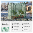 TECTAKE - Serre en plastique et acier résistante aux intempéries et aux UV 200 x 77 x 170 cm vert - vignette