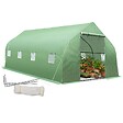 TECTAKE - Serre tunnel 18 m² 600x300x205cm vert - vignette