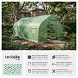 TECTAKE - Serre tunnel 18 m² 600x300x205cm vert - vignette
