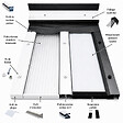 MCCOVER - Profil d'obturation couverture polycarbonate L 98 cm ( x 2 pièces) Aluminium, ep.10 mm, L.98 cm - vignette