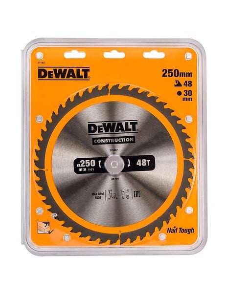 DEWALT - Lame de scie circulaire portative DEWALT Carbure Construction - large