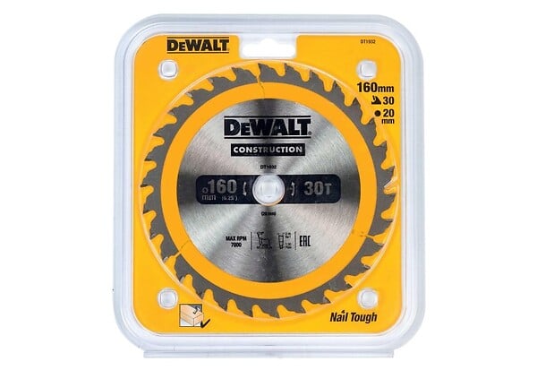 DEWALT - Lame de scie circulaire portative DEWALT Carbure Construction - large