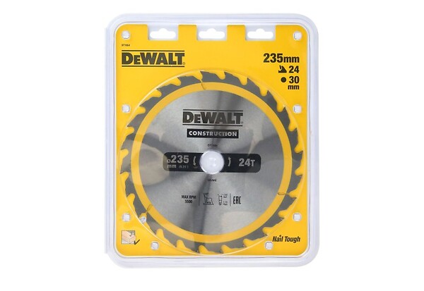 DEWALT - Lame de scie circulaire portative DEWALT Carbure Construction - large