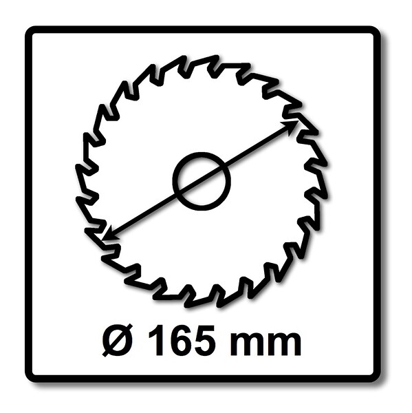 MAKITA - Lames carbure "EFFICUT" pour Bois, pour scies circulaires à batterie MAKITA - large