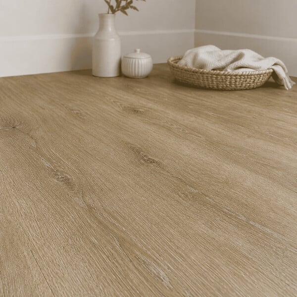 MCCOVER - Sol vinyle SPC clipsable 11,7 m² cèdre patiné - Sous couche intégrée, usure 0,5 mm Cèdre patiné - large