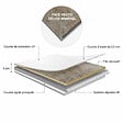 MCCOVER - Dalle SPC clipsable sol et mur 5,58 m² pierre noire - 305 x 610 mm, usure 0,5 mm Pierre noire - vignette