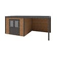 ALTANKA - Abri de jardin en bois Sora 6.06x3.09m - 18.73m2 - Ep. 28mm - Traité - 000480 - vignette