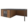 ALTANKA - Abri de jardin en bois Nova 8.06x4.09m - 32.96m2 - Ep. 28mm - Traité - 000486 - vignette
