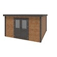 ALTANKA - Abri de jardin en bois Freya 4.09x4.09m - 16.73m2 - Ep. 28mm - Traité - 000468 - vignette