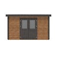 ALTANKA - Abri de jardin en bois Freya 4.09x4.09m - 16.73m2 - Ep. 28mm - Traité - 000468 - vignette
