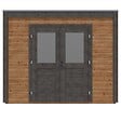 ALTANKA - Abri de jardin en bois Sora 3.09x3.09m - 9.55m2 - Ep. 28mm - Traité - 000476 - vignette